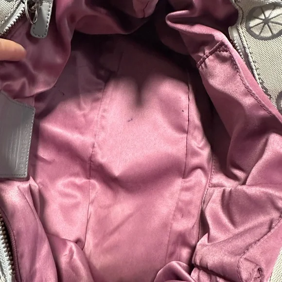 Coach Gray and Silver Signature Tote - Picture 8 of 10